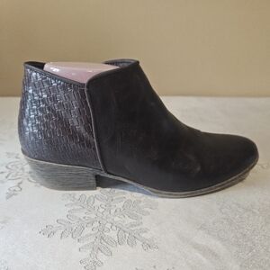 Fergalicious By Fergie Ankle Boots Vegan Brown & Black, SZ 8M